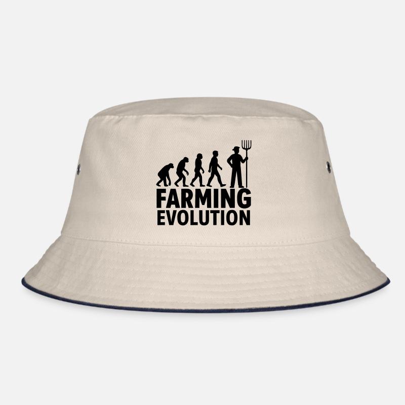 Farming Evolution Agriculture Bucket Hat