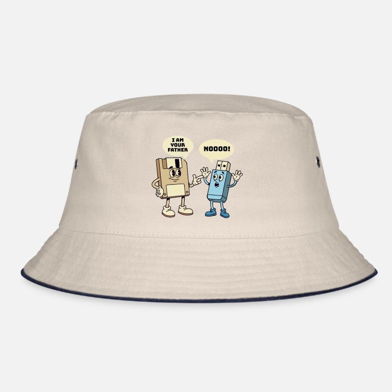 Ich bin dein Vater Diskette Technik Humor Bucket Hat