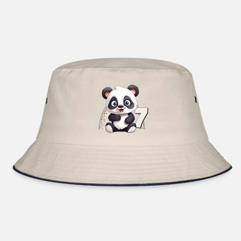 7e anniversaire Panda Bear Arc-en-ciel Doux Mignon Bob