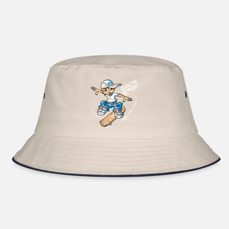 Garçon de patineur - Bob - blanc cassé/bleu marine
