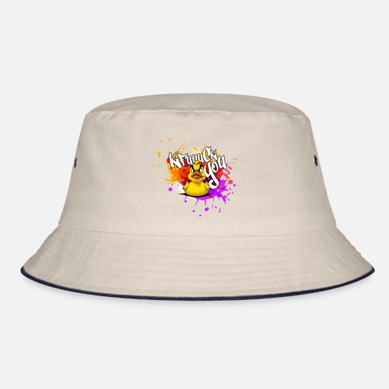 Graffiti Duck: An Explosion of Colors Bucket Hat