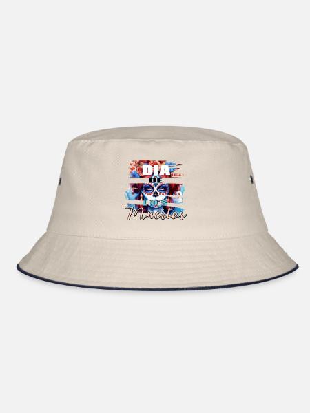 La Catrina - Bucket Hat - Natur/Navy