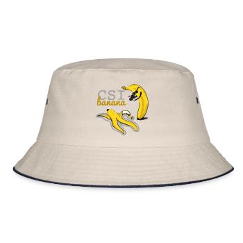 Banana crime hyena - Bucket Hat - ecru/navy - Front