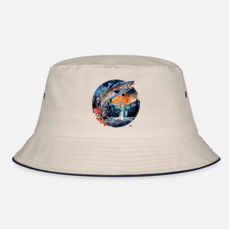 Jumping Fish – Angler Motif – Dynamic Catch Bucket Hat