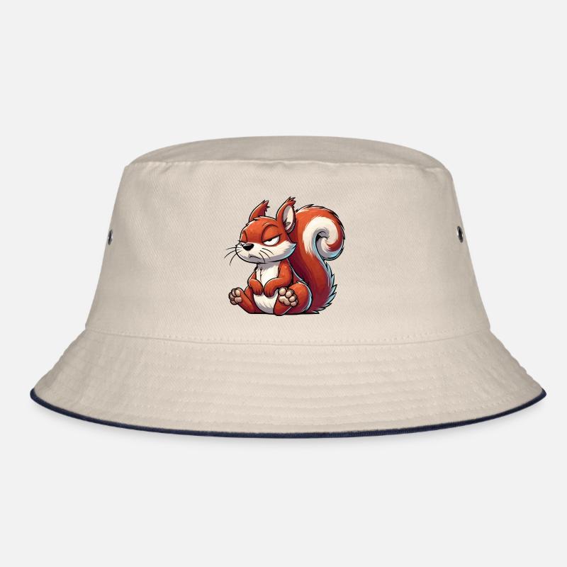 Eichhörnchen Eichhorn Eichhörnchenliebhaber Nager Bucket Hat