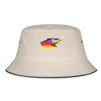 Gepart in Action - Bucket Hat - Natur/Navy - Vorne