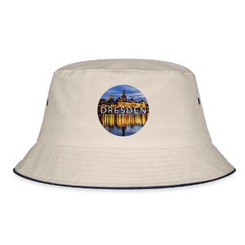 Dresden - Bucket Hat - Natur/Navy - Vorne