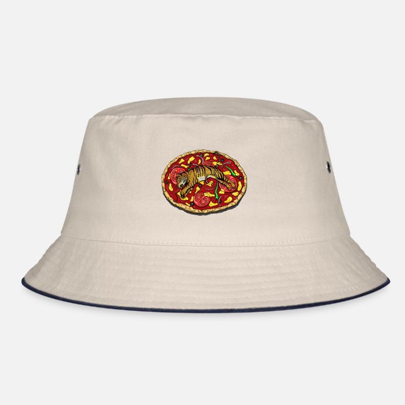 TIGER PIZZA - Bob - blanc cassé/bleu marine