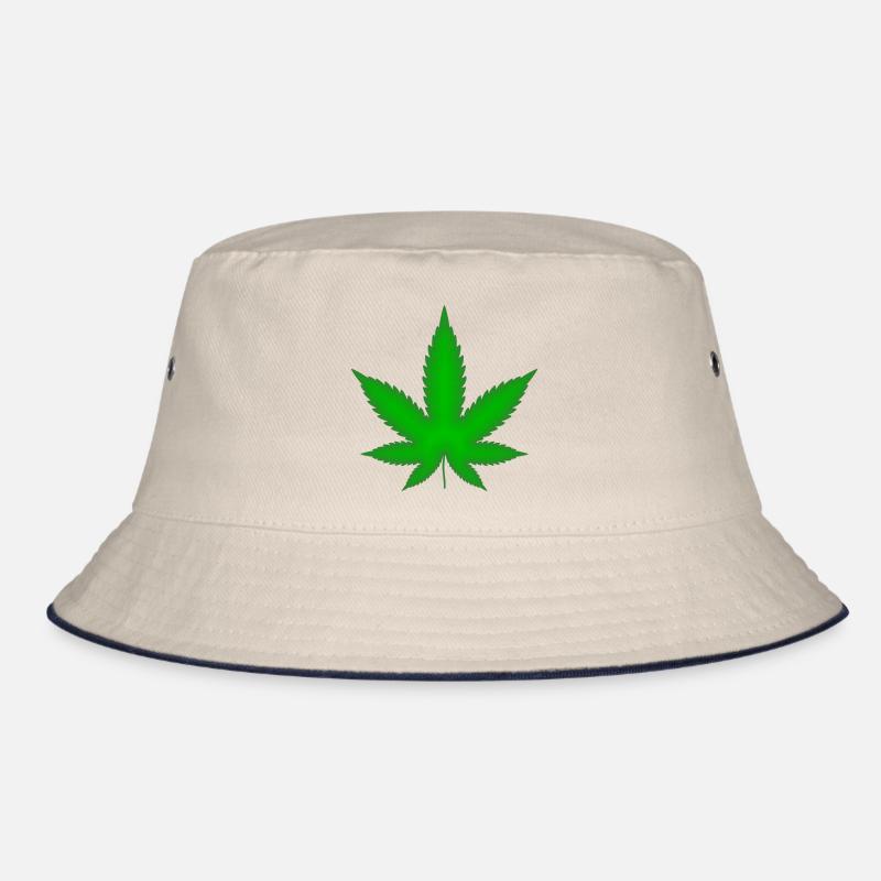 Marijuana leaf Bucket Hat
