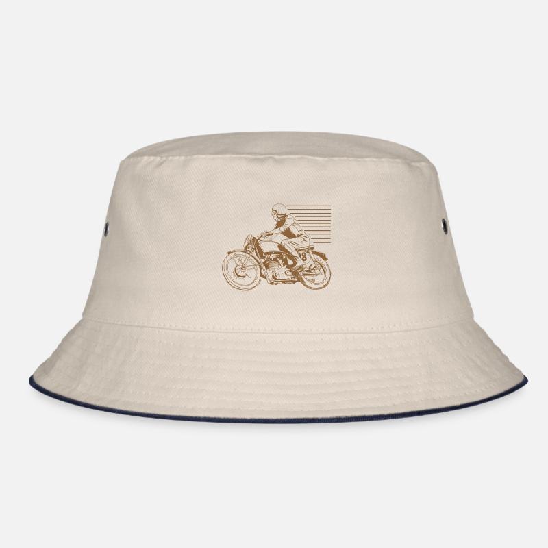 vintage motorcyle - Oldtimer Motorrad Bucket Hat