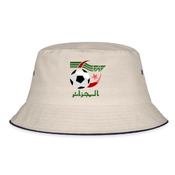 algeria football federation - Bob - blanc cassé/bleu marine - Devant