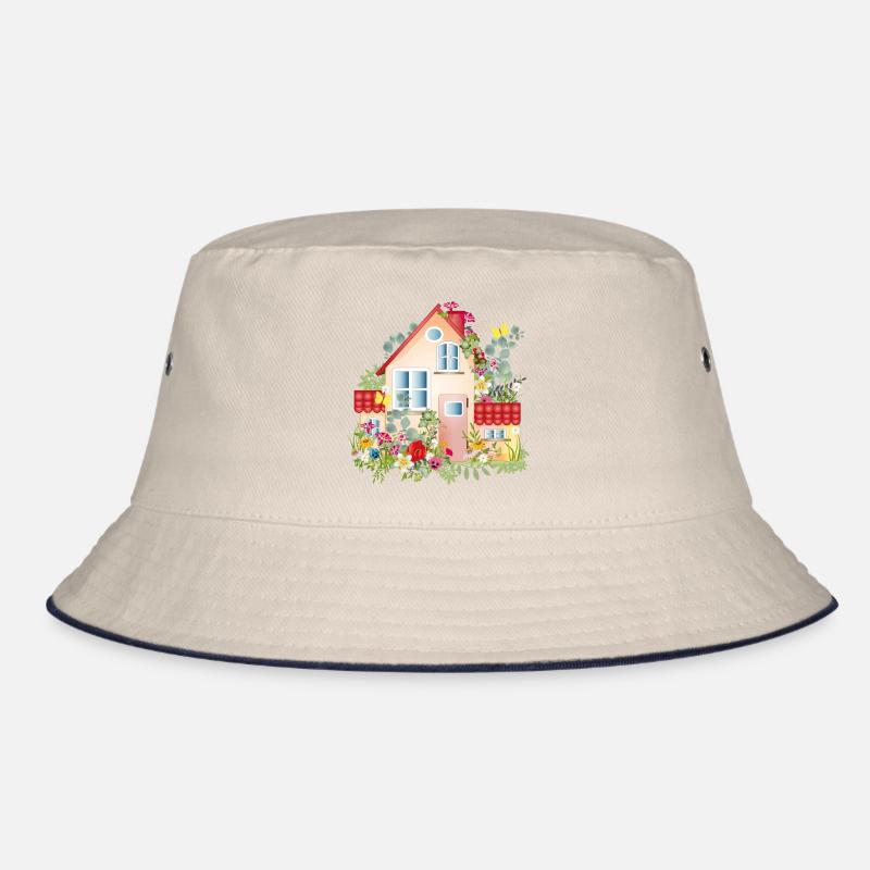 bunte Villa mit üppigen Garten - Ein Traumhaus Bucket Hat