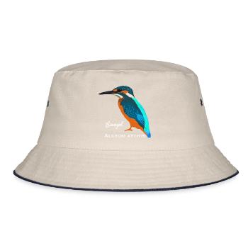 Kingfisher, nom scientifique / allemand - Bob - blanc cassé/bleu marine - Devant