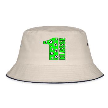 ERSTE KLASSE - FUßBALL 1. KLASSE - Bucket Hat - Natur/Navy - Vorne