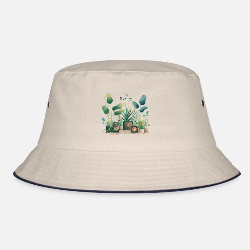 Plantes et musique - Impression de mode de haute qualité Bob