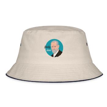Freud daddy - Bucket Hat - ecru/navy - Front