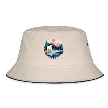 ours polaire faune faune nature nature - Bob - blanc cassé/bleu marine - Devant