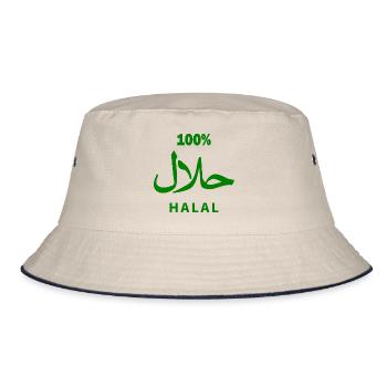 Halal - Bob - blanc cassé/bleu marine - Devant