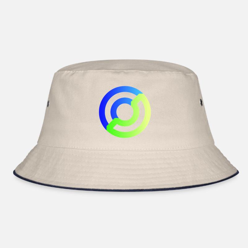 Futuristisches Spiral Abstraktes Design Bucket Hat