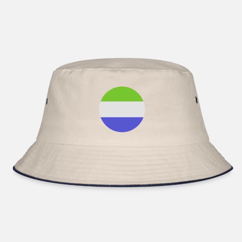 Drapeau rond de la Sierra Leone Bob