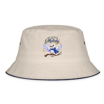 Lumo – Meine kleine Melodie - Bucket Hat - Natur/Navy - Vorne