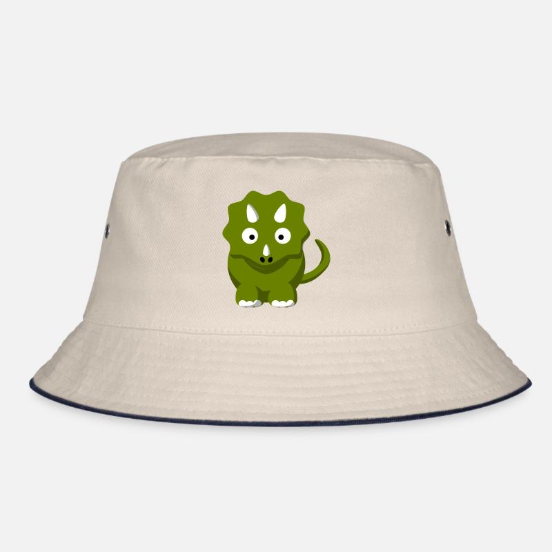 Dinosaurier Comic Triceratops Bucket Hat
