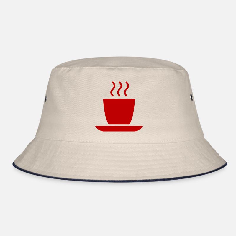 coffee cup beans cafe mug pot kaffee bohnen191 Bucket Hat