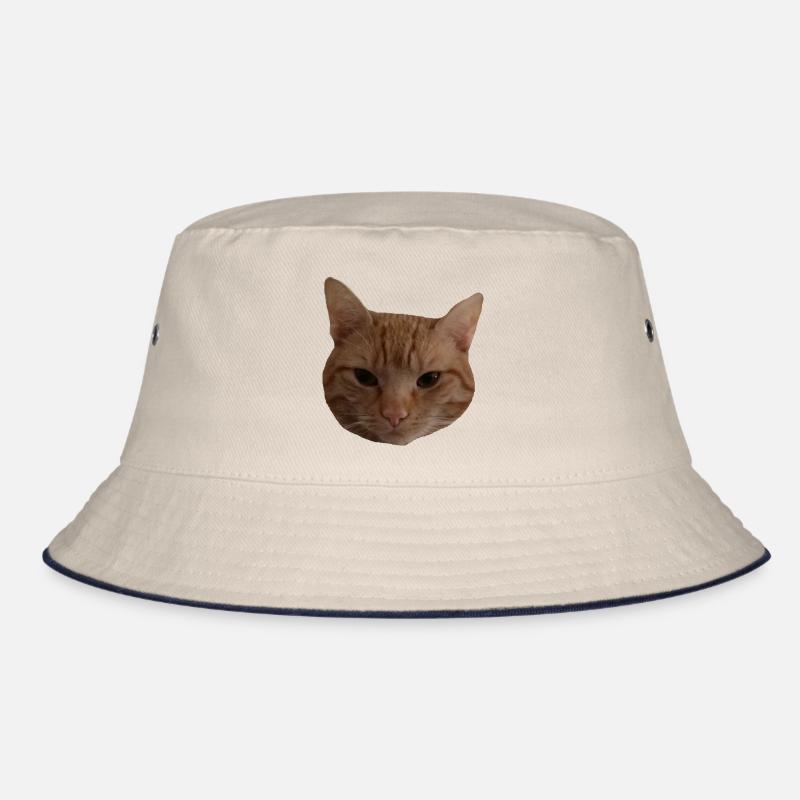 Cat's head red Bucket Hat