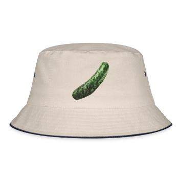 Pickle - Bucket Hat - ecru/navy - Front