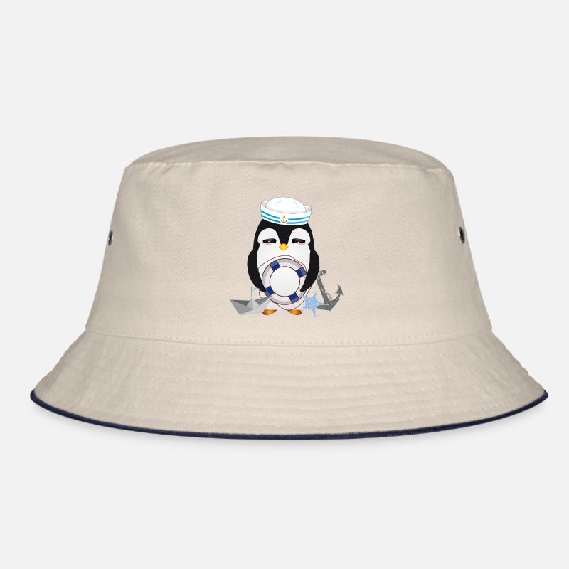 Pingouin mignon comme un marin dans un look marine Bob