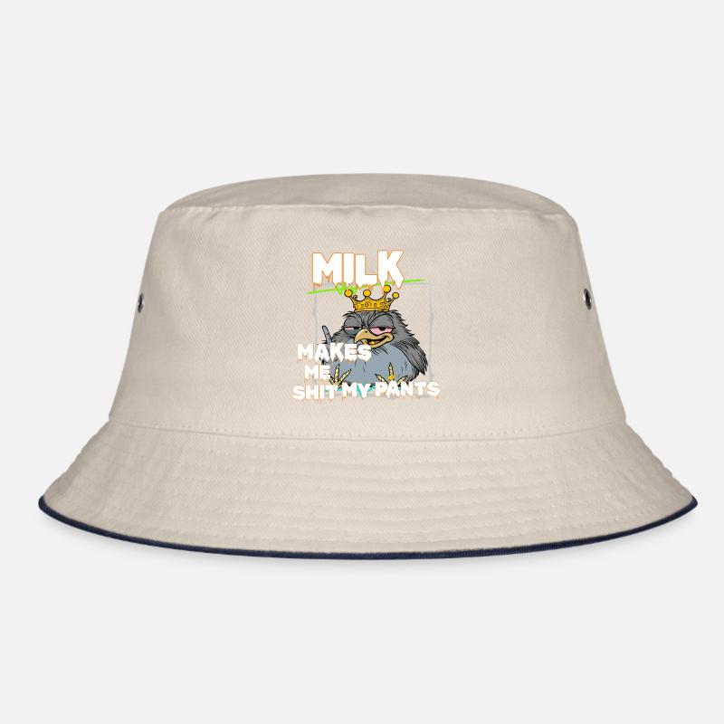 King Sparrow – Das ehrlichste Shirt für echte Type - Bucket Hat - Natur/Navy