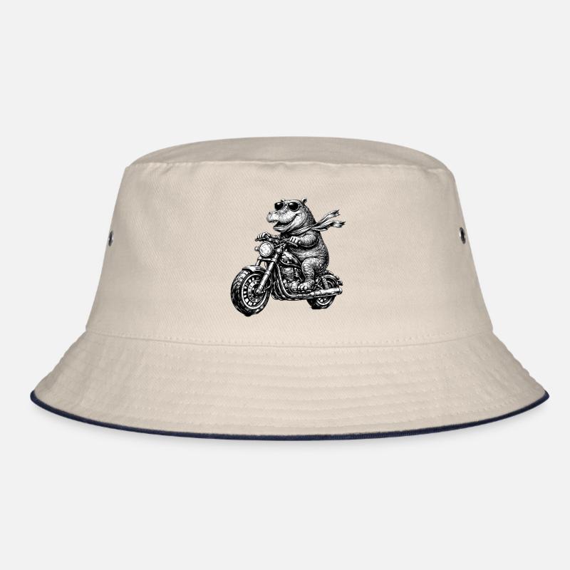 Hippo à moto Bob