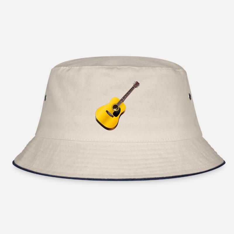 Guitare - Bob - blanc cassé/bleu marine