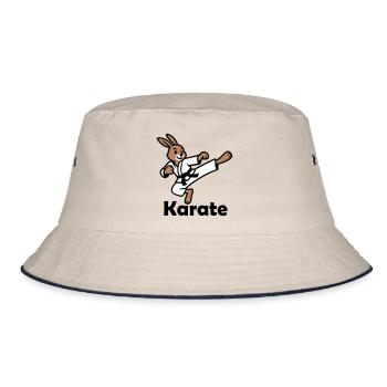 Karaté Lapin - Bob - blanc cassé/bleu marine - Devant