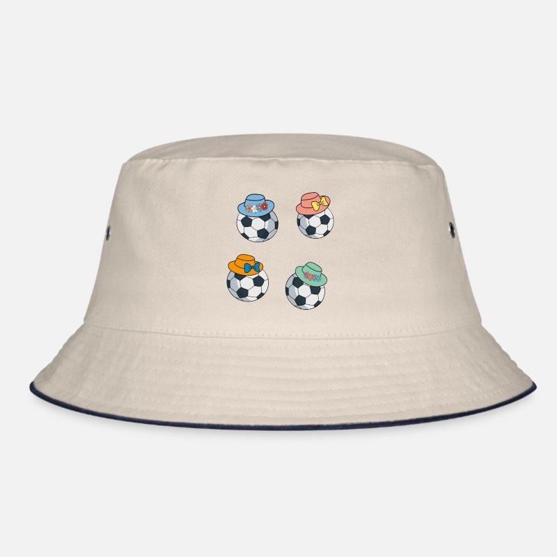 Fußbälle mit Hut Bucket Hat