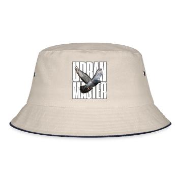 Urban Master Taube - Bucket Hat - Natur/Navy - Vorne