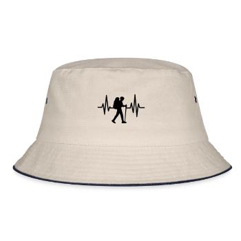 Randonnée Battements de passion - Bob - blanc cassé/bleu marine - Devant