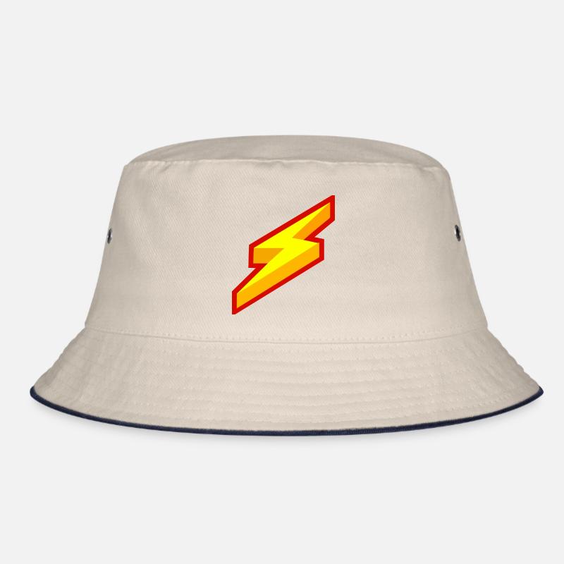 Blitz Comic Symbol Bucket Hat
