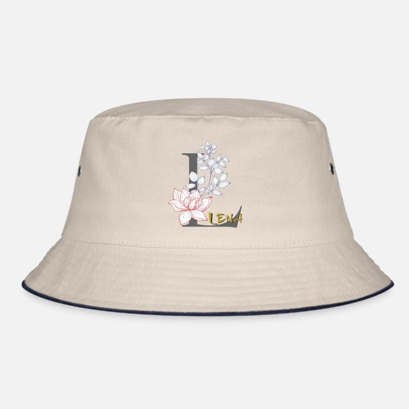 Initiale Buchstabe Lena Bucket Hat