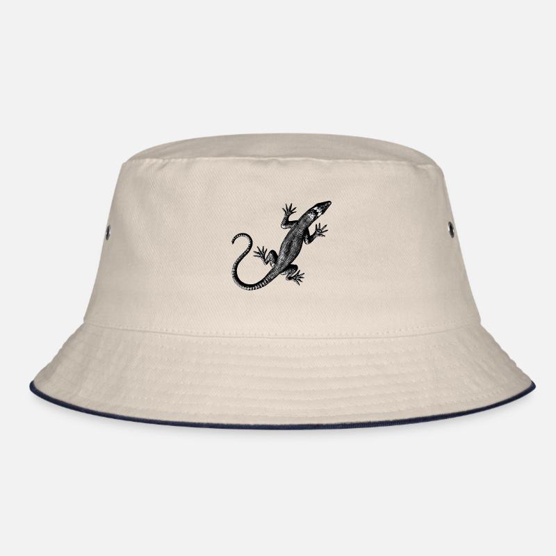 Grafik einer Eidechse Bucket Hat