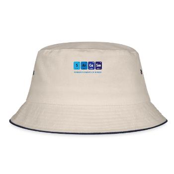 Funny - Sarkasmus - Element - Blau - Lustig - Cool - Bucket Hat - Natur/Navy - Vorne