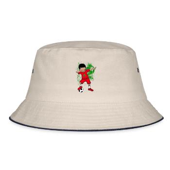 Morocco football national team WM Dab - Bucket Hat - ecru/navy - Front