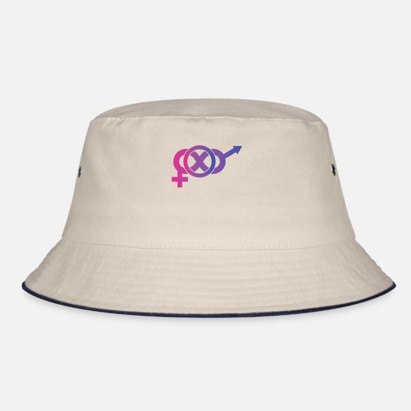 Bisexual T-Shirt - Bisexual - Bi - LGBT - CSD Bucket Hat