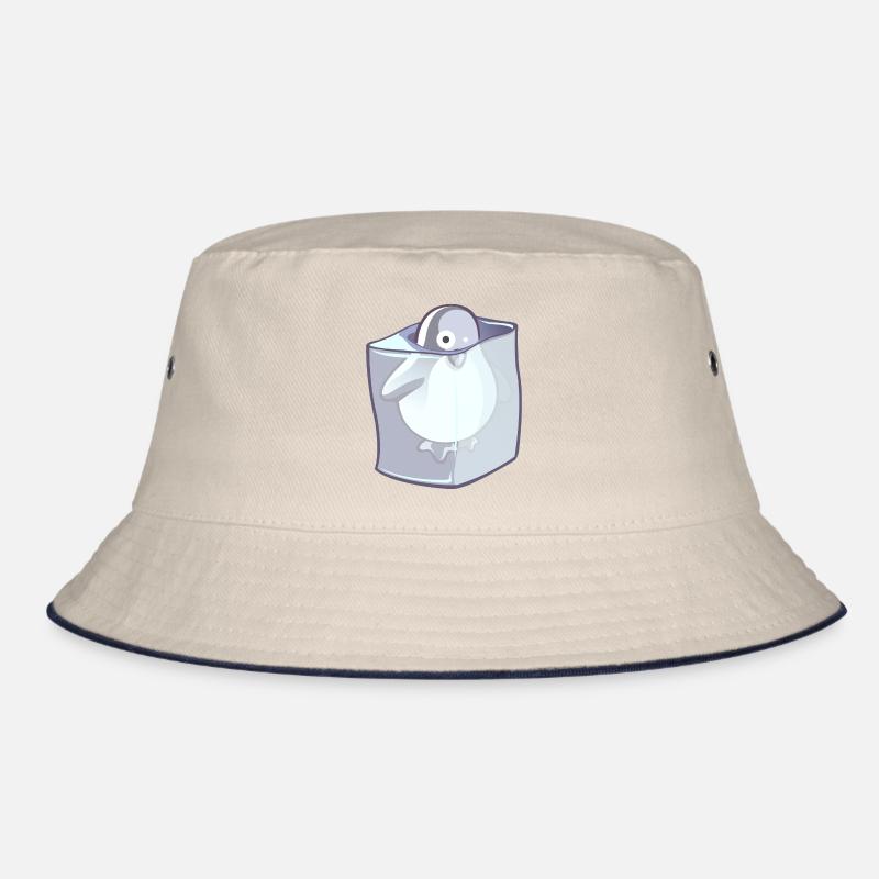 pingouin hyper - Bob - blanc cassé/bleu marine