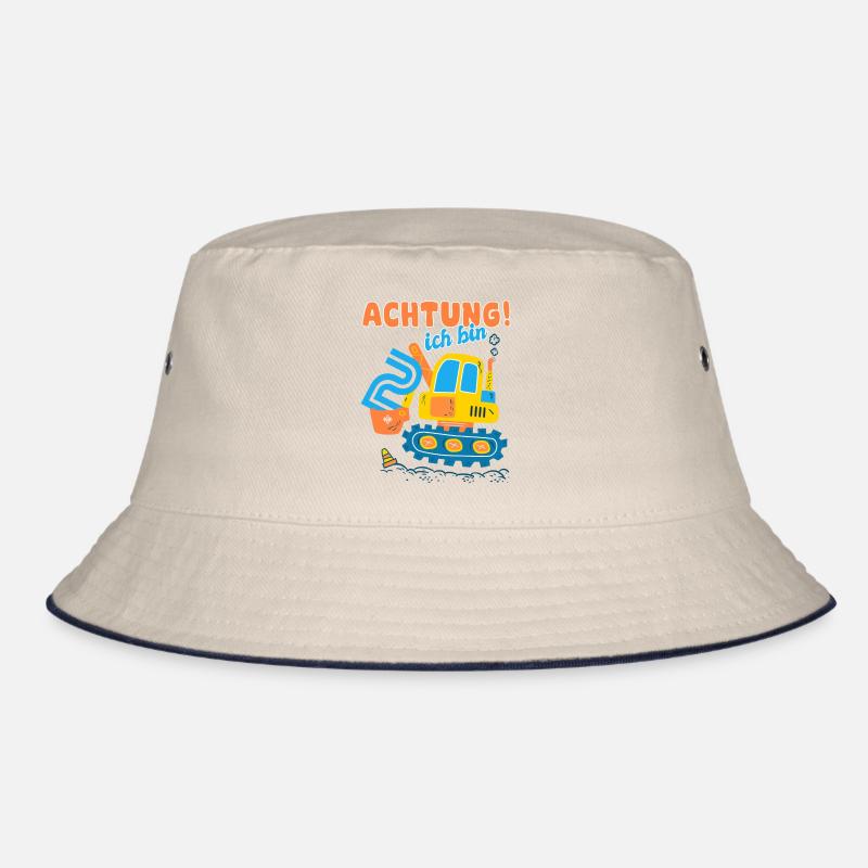 Ich bin 2 Geburtstag des Baggers, Geschenk 2 Bucket Hat
