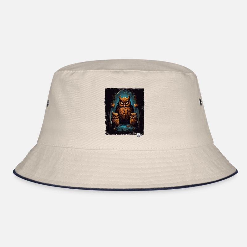Three owls in the dungeon Bucket Hat