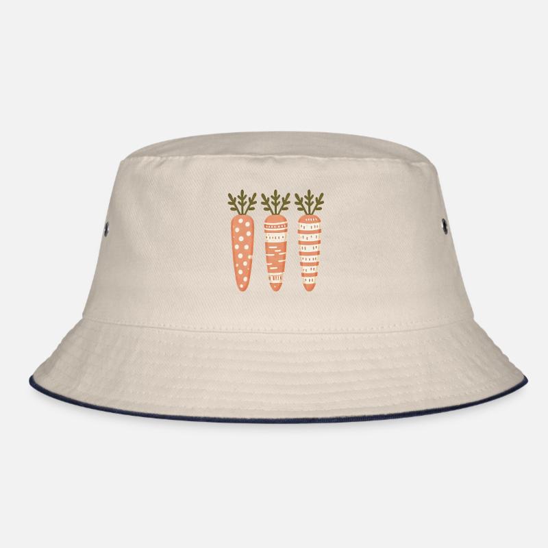Easter Carrot Pattern Cute Cute Bucket Hat