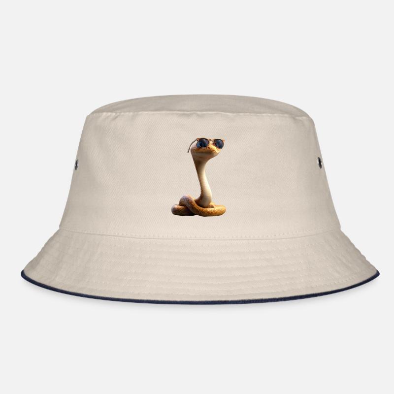 Schlange Python Kobra Klapperschlange Schlangen Bucket Hat