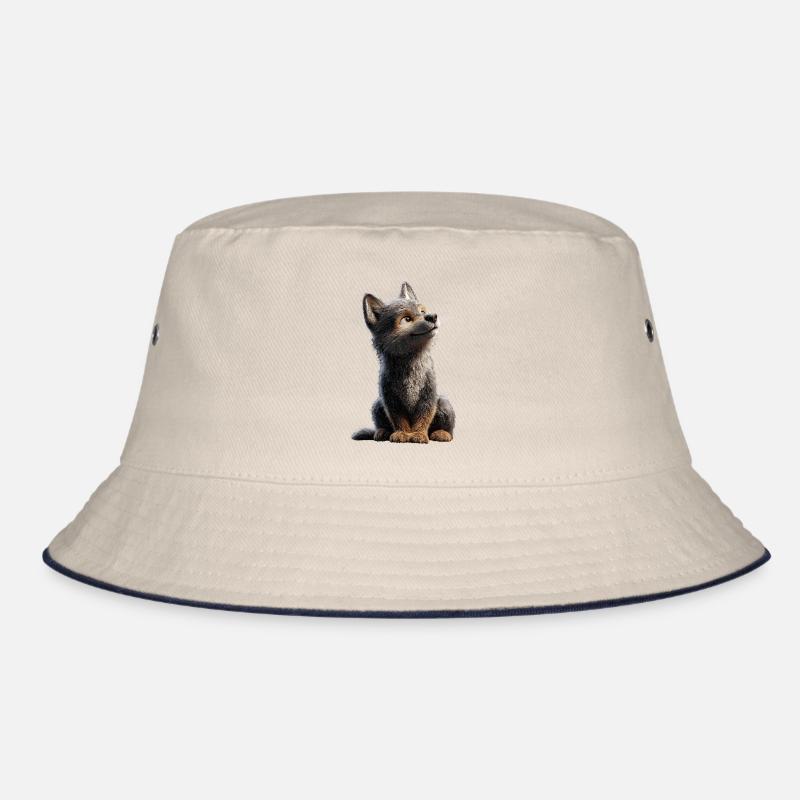 Wolf Liebe Wölfe Wolfsrudel Wolfshund Wilder Wolf Bucket Hat