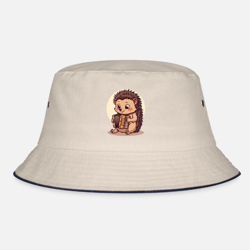Igel spielt Akkordeon Bucket Hat